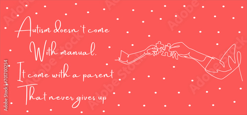 beautiful autistic celebration card