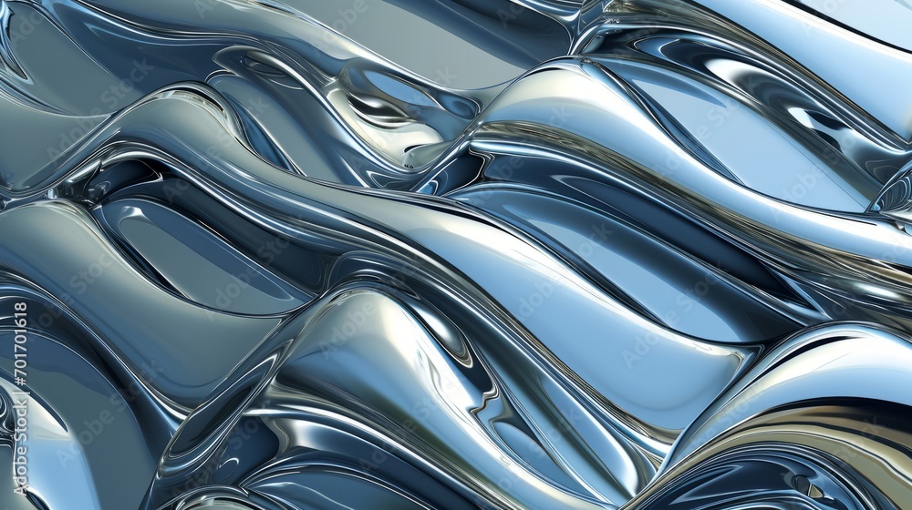 Liquid metallic texture with waves Liquid metallic texture with waves