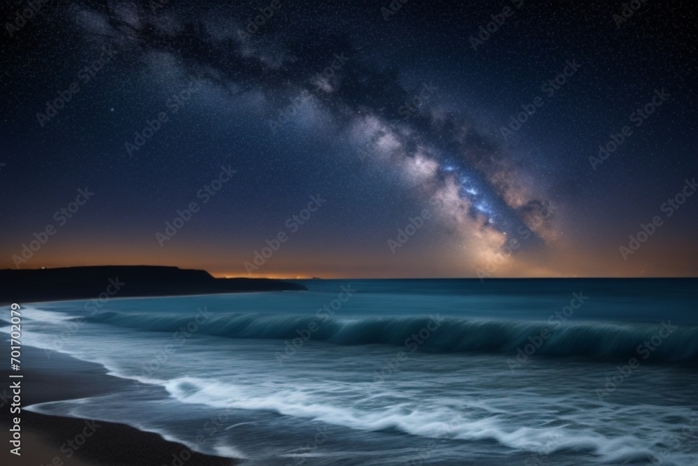 Fototapeta premium storm over the sea