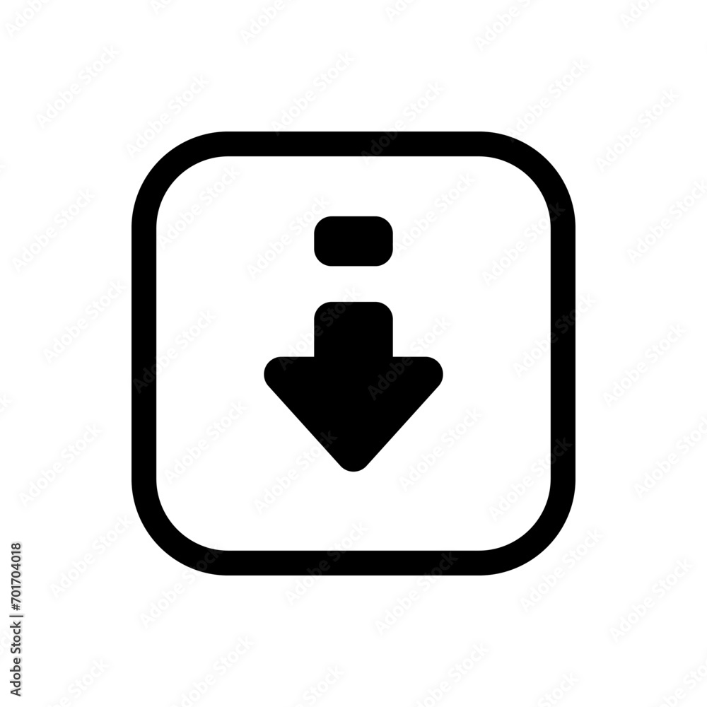 Download icon vector. Upload button illustration. Load symbol or logo. Download icon vector. Upload button illustration. Load symbol or logo.