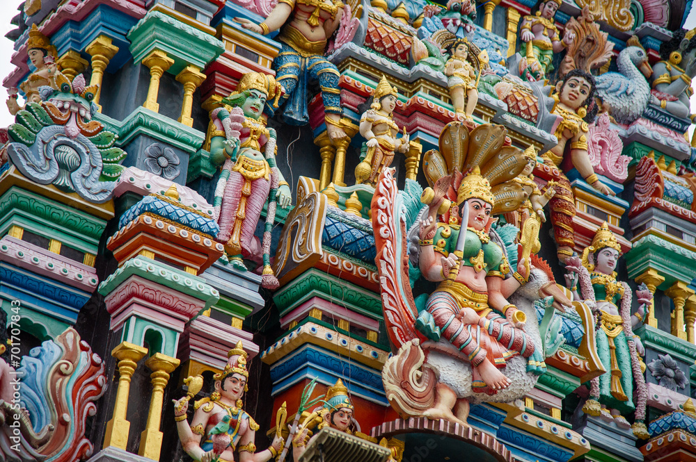 Details of a temple in Malaysia