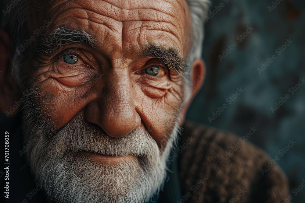 an older gentleman, warm and kind eyes, subtle expressions, life experience, focus on fine details, face texture, wise look, dignified presence, matte colors an older gentleman, warm and kind eyes, subtle expressions, life experience, focus on fine details, face texture, wise look, dignified presence, matte colors