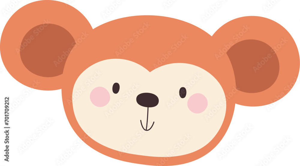 Monkey Animal Face Monkey Animal Face