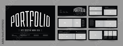 Landscape architecture portfolio template.