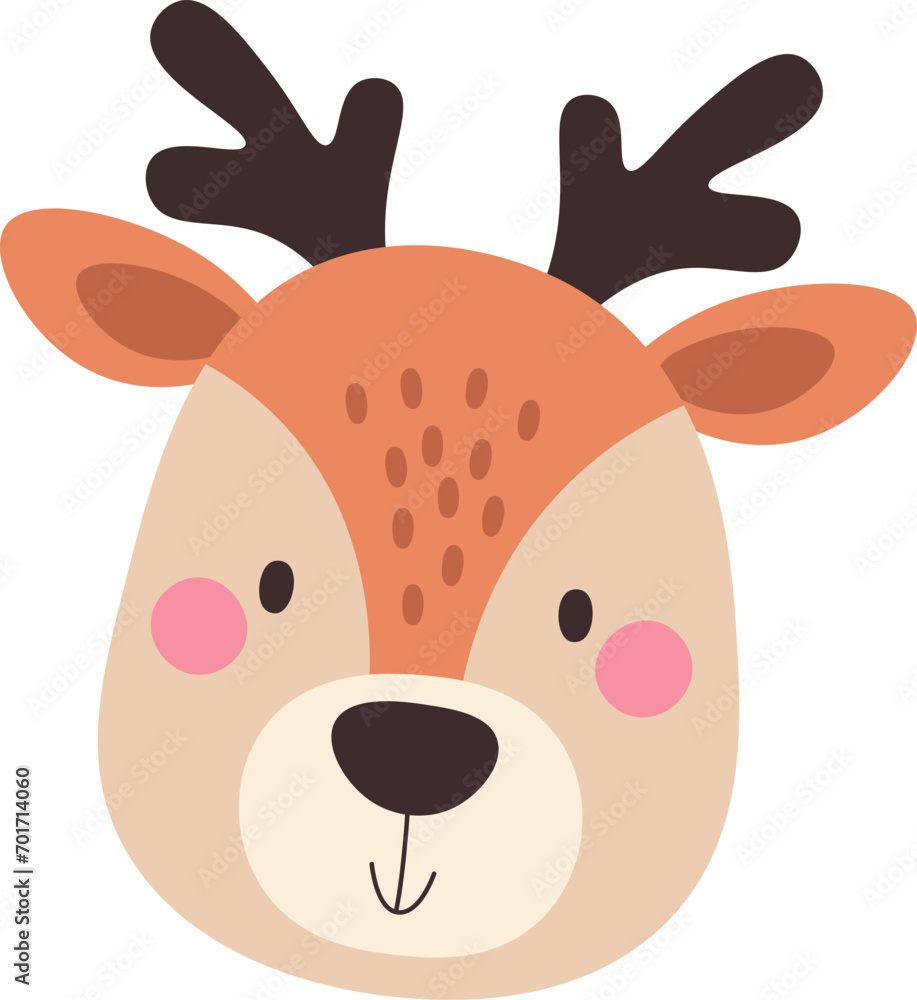 Deer Animal Face Deer Animal Face