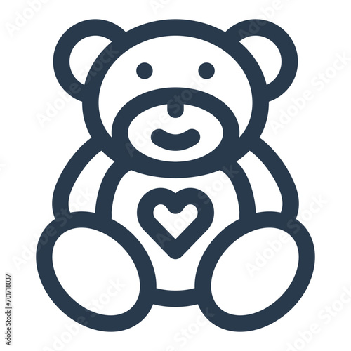 Teddy Bear Icon for Cuddly Companions