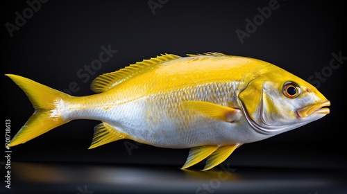 Fresh Dorado fish isolated on white background