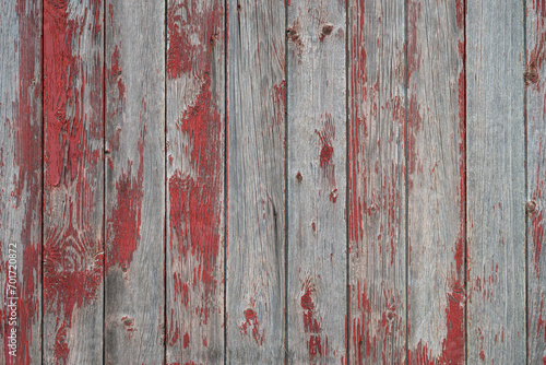 vintage Holz Hintergrund, sehr altes, rot grau gestrichenes Holz Wand Textur. 