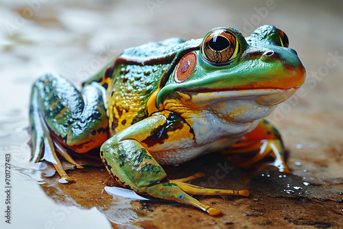 painting of a frog photo
