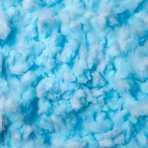 textura de algodón de azúcar azul muy detallada