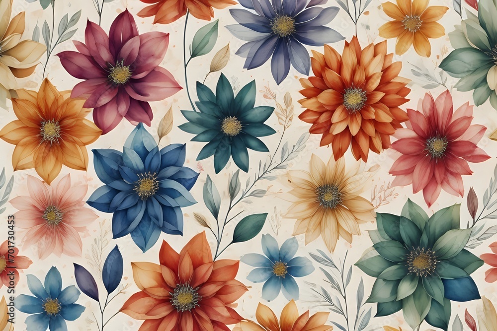 seamless floral pattern seamless floral pattern