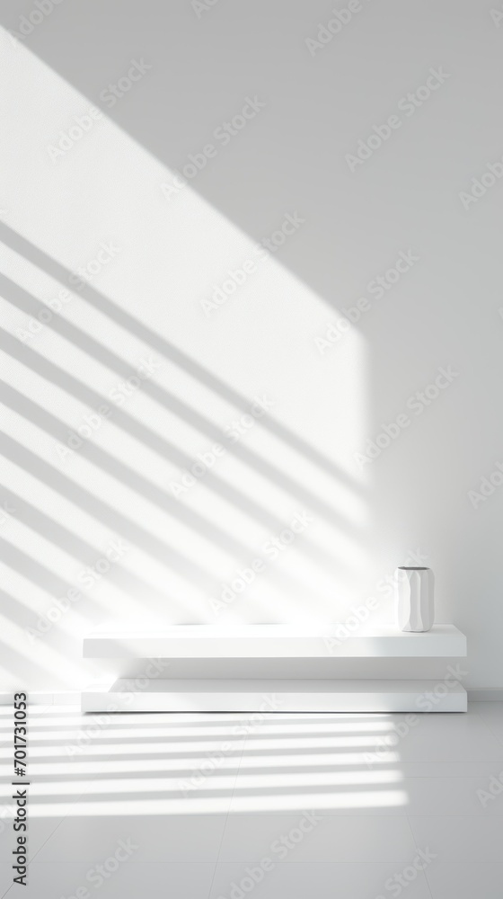 vertical photo, white wall, background, on the background there is a pattern of sunlight and shadow with space for text. concept mockup, space for text, white, empty vertical photo, white wall, background, on the background there is a pattern of sunlight and shadow with space for text. concept mockup, space for text, white, empty