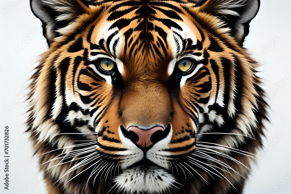 white tiger head white tiger head