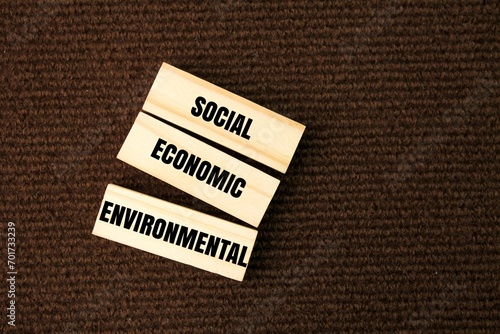 wood with three aspects of sustainability namely Social Economic Environmental