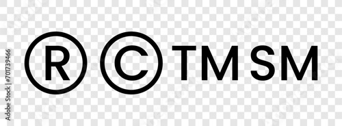 collection of trademarks for packaging and corporate labels