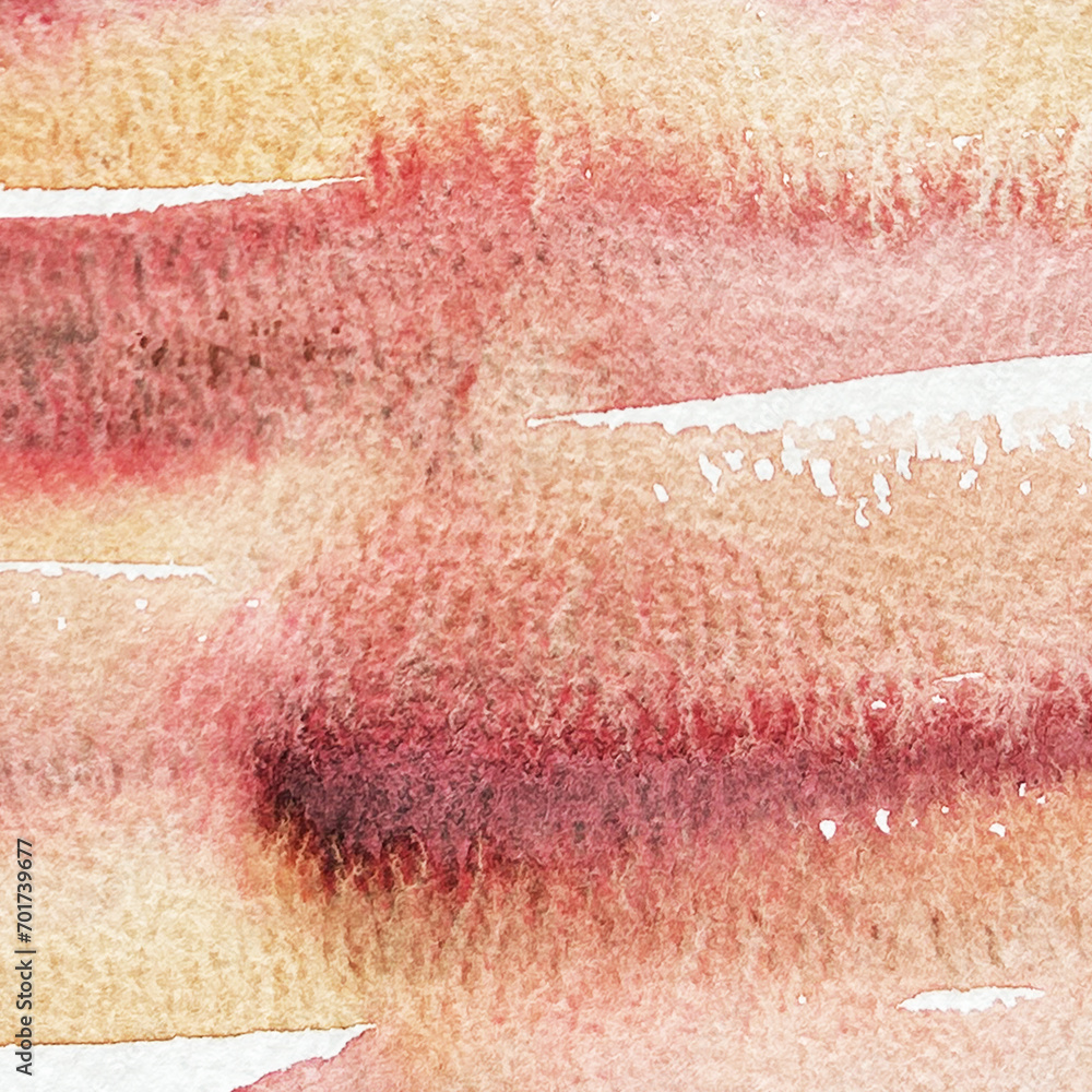 Fototapeta premium hand drawn watercolor background. Watercolor stains with granulation. background for postcard banners. Colored pigments on paper