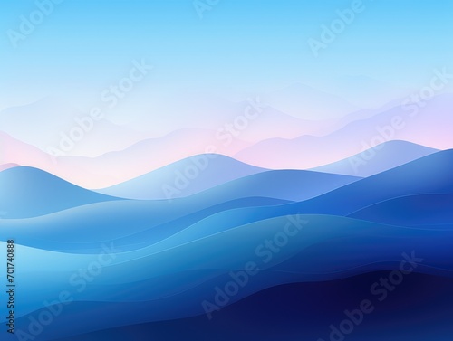 Abstract blue color background. Background with waves and copy space.