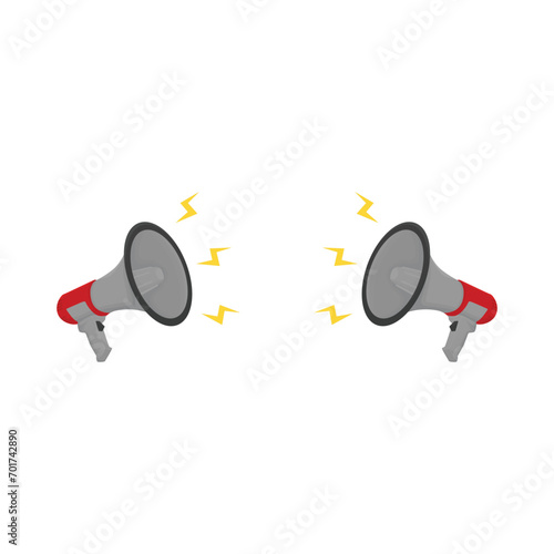 megaphone speaker illustration