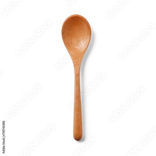 wooden spoon on isolate transparency background, PNG © KimlyPNG