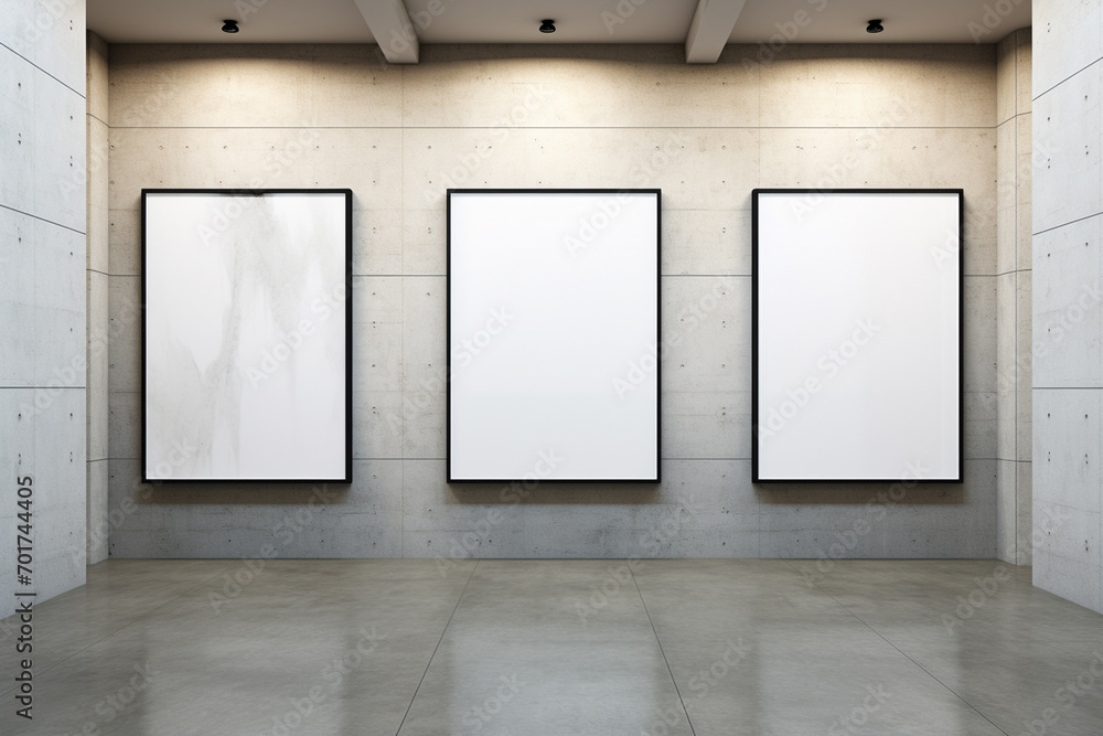 Minimalist Poster Frame Mockup Gallery created with Generative AI Minimalist Poster Frame Mockup Gallery created with Generative AI