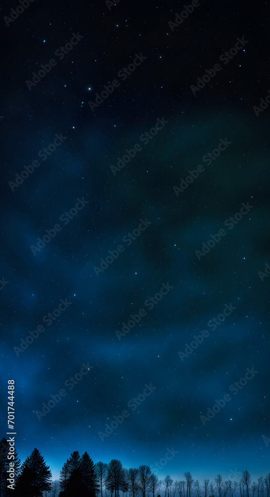 Fototapeta premium Night Sky. Generate AI.