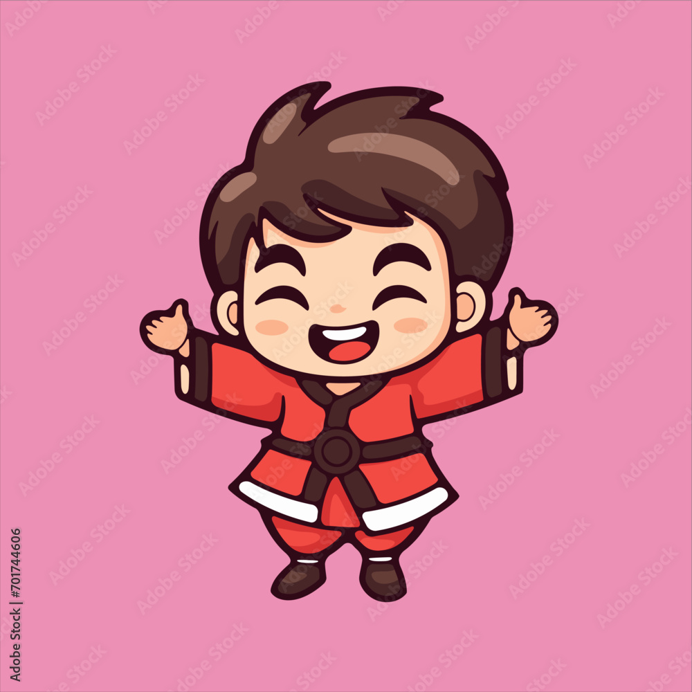 cute chinese boy celebrating lunar new year cute chinese boy celebrating lunar new year