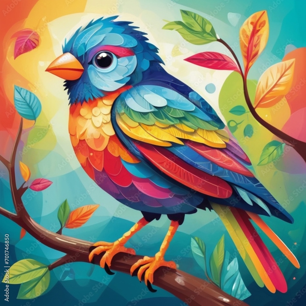 Obraz premium bird on a branch