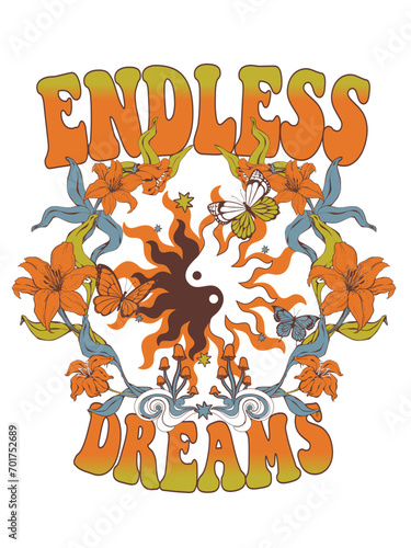 autumn leaves endless slogan design