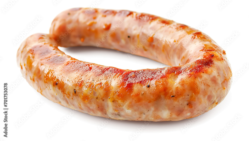 Grilled german bratwurst sausage isolated on white transparent background. png
Grilled german bratwurst sausage isolated on white transparent background. png