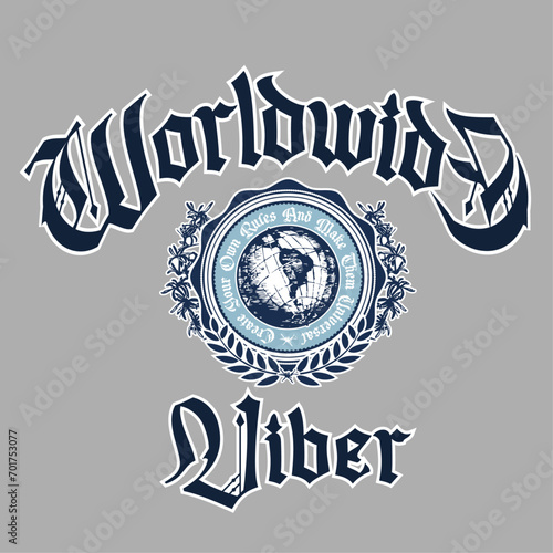 worldwide viber gothic design 