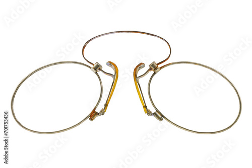 Vintage circular eyeglasses