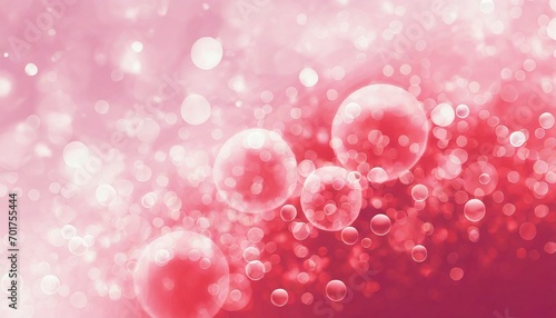 colorful red and pink bubble pattern with copy space, texture for web design, banners and wallpapers