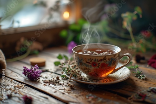 Herbal Tea Close-Up