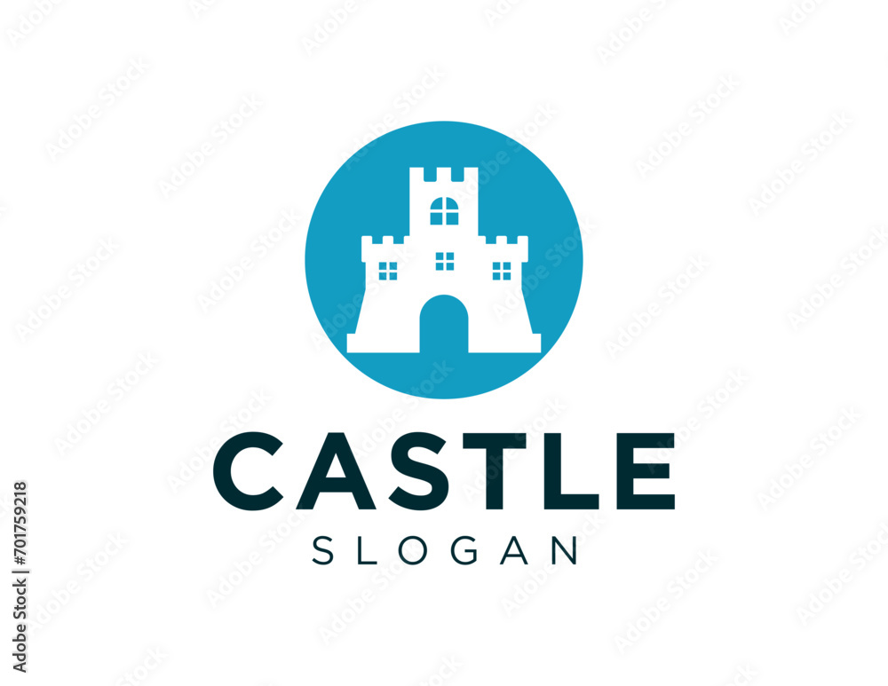 The logo design is about Castle and was created using the Corel Draw 2018 application with a white background. The logo design is about Castle and was created using the Corel Draw 2018 application with a white background.