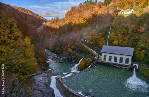 Presa de Irabia (Selva de Irati, Navarra)