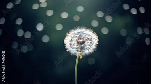 A depiction of a dandelion puff, simplified to its basic round shape and a few seed lines.