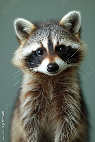A cute raccoon