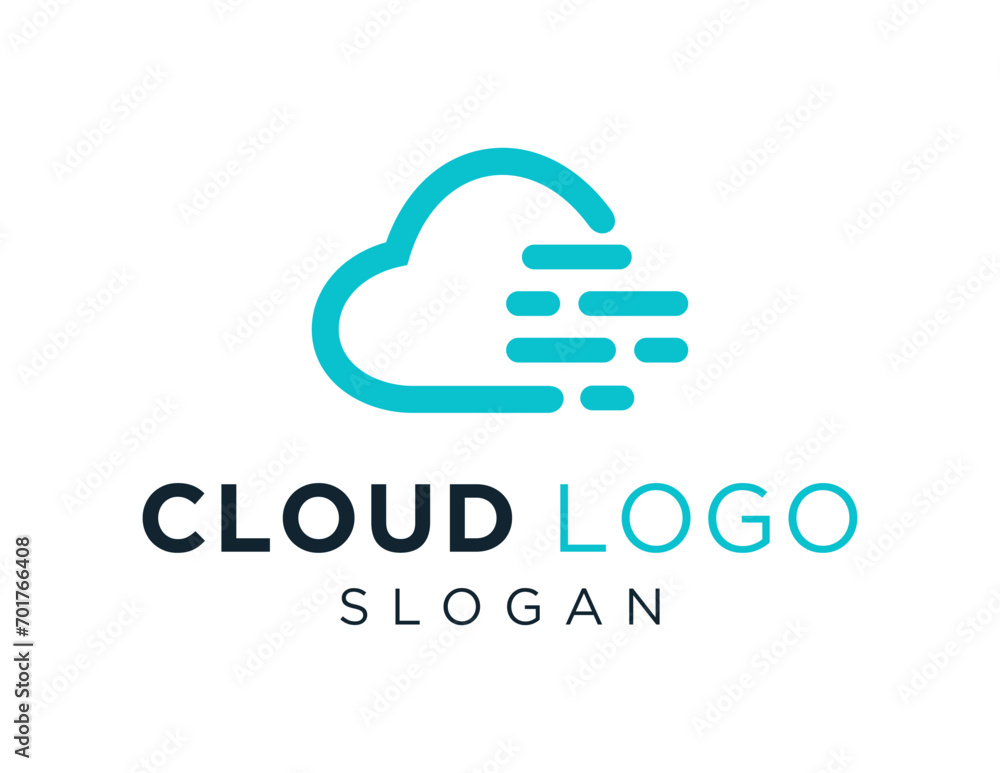 The logo design is about Cloud and was created using the Corel Draw 2018 application with a white background. The logo design is about Cloud and was created using the Corel Draw 2018 application with a white background.