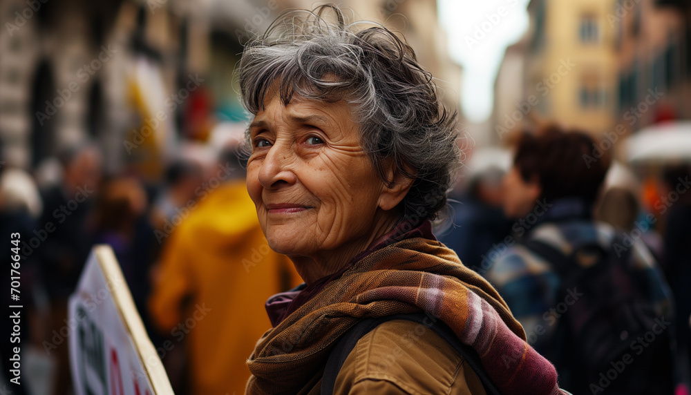 maxletax documentary Photography senior italian woman striking  