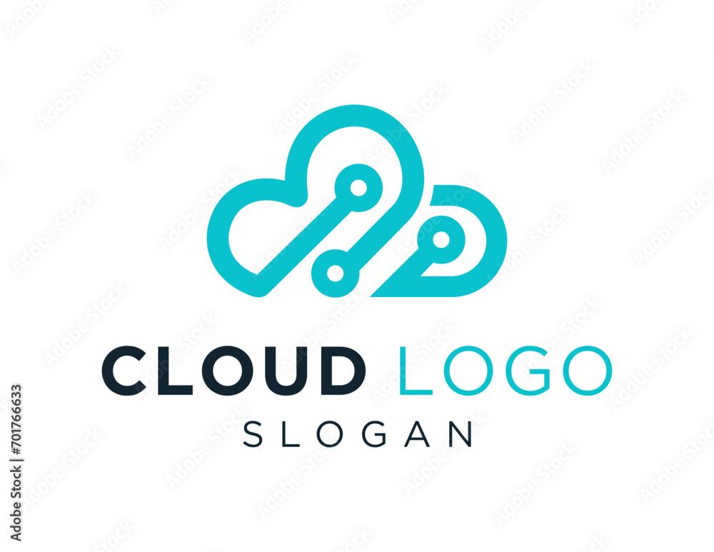 The logo design is about Cloud and was created using the Corel Draw 2018 application with a white background. The logo design is about Cloud and was created using the Corel Draw 2018 application with a white background.