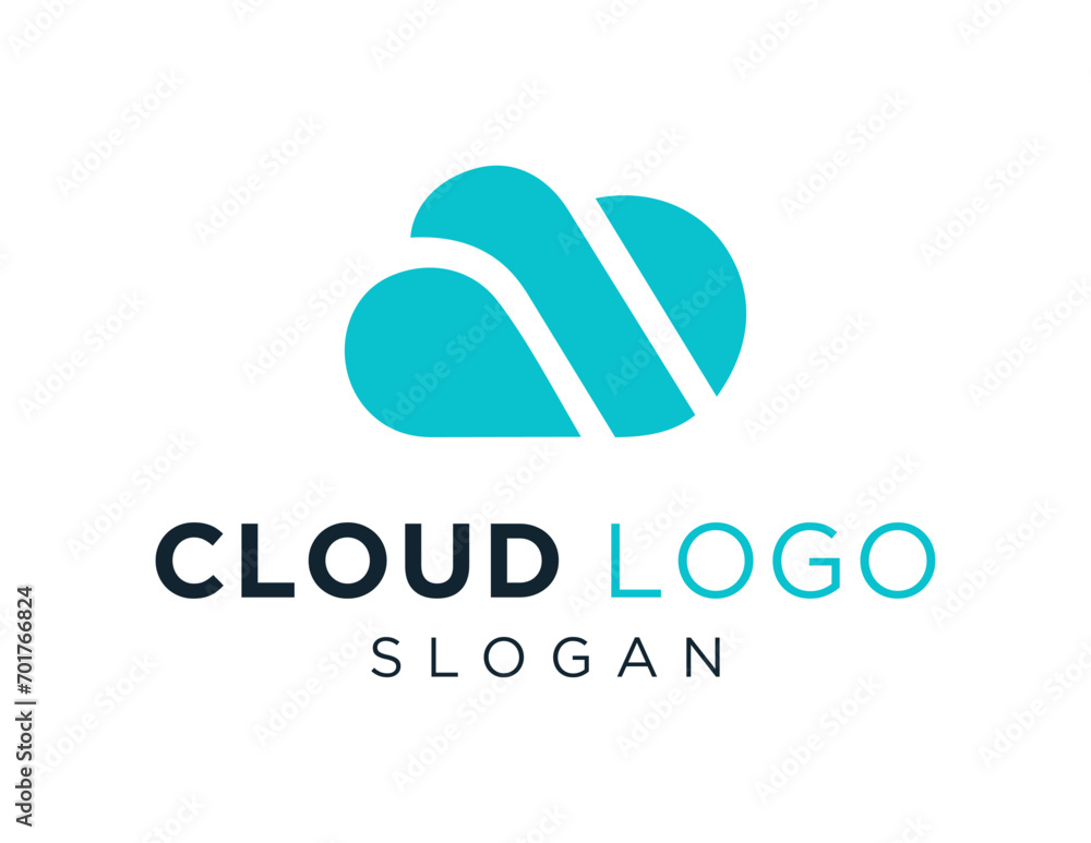 The logo design is about Cloud and was created using the Corel Draw 2018 application with a white background. The logo design is about Cloud and was created using the Corel Draw 2018 application with a white background.