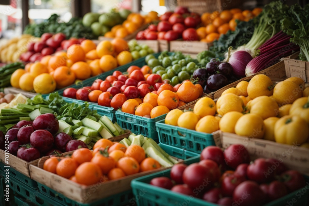 fruits and vegetables at market fruits and vegetables at market