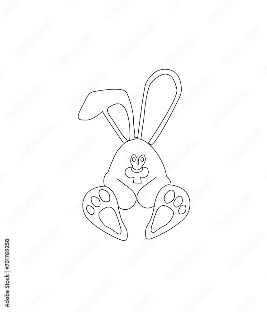 Animal Cartoon Vector line art drawing & design Animal Cartoon Vector line art drawing & design