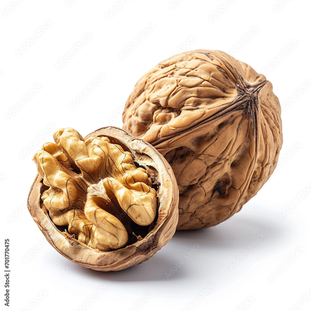 walnuts isolated on white background walnuts isolated on white background