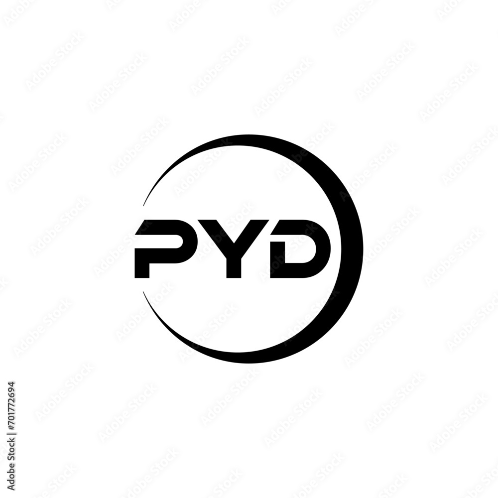 PYD letter logo design with white background in illustrator, cube logo, vector logo, modern alphabet font overlap style. calligraphy designs for logo, Poster, Invitation, etc. PYD letter logo design with white background in illustrator, cube logo, vector logo, modern alphabet font overlap style. calligraphy designs for logo, Poster, Invitation, etc.