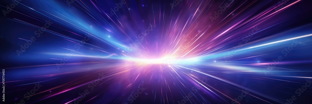 Abstract beautiful light background. Magic sparks on a dark background. Mystical speed stripes, glitter effect. Shine of cosmic rays. Neon lines of speed and fast wind. Glow effect, powerful energy.