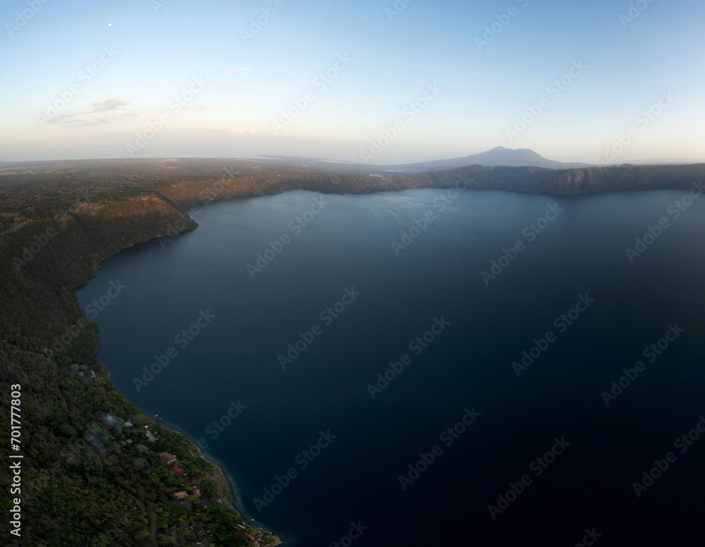 Volcanic lagoon Apoyo in Nicaragua