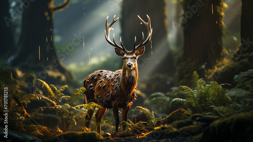 Deer wallpaper in the wild