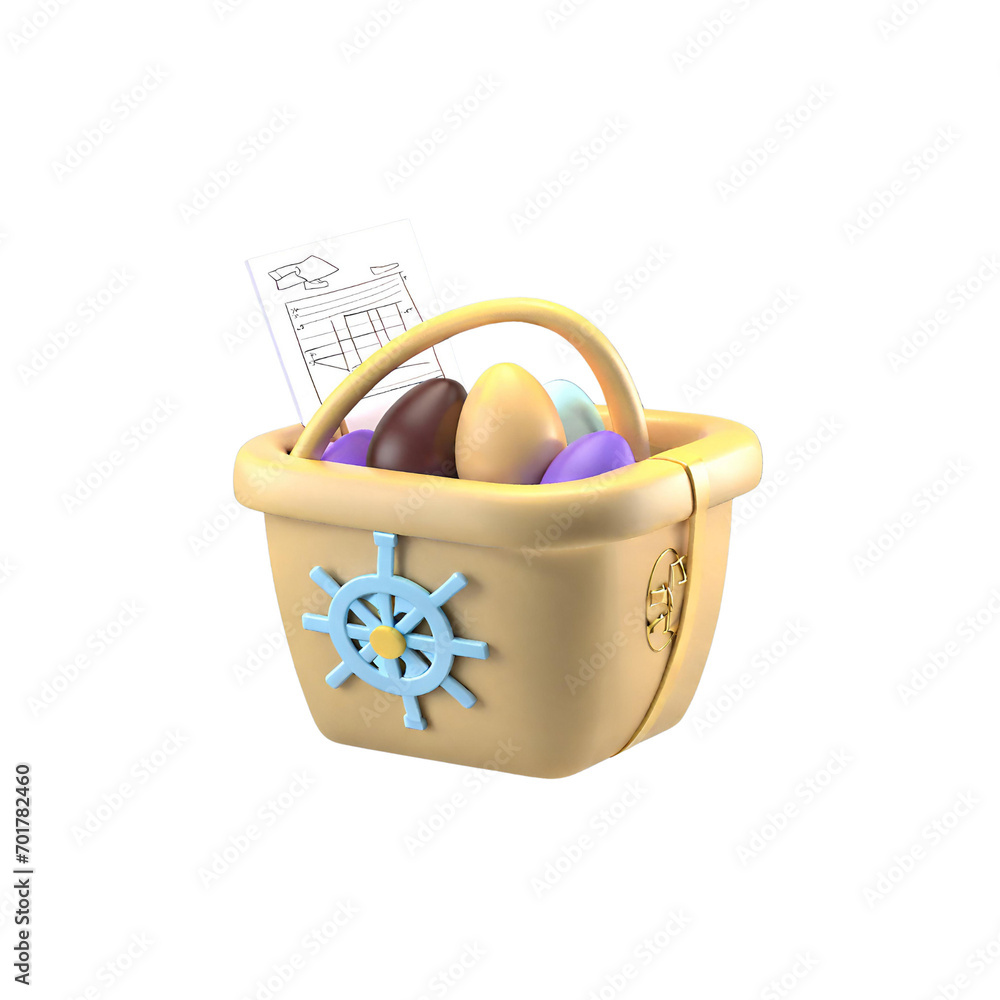 Obraz premium bucket with eggs