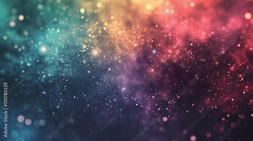 Magical Glitter Bokeh Background for Festive Celebrations